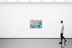 Enric Servera, Deep Shoal, 2024, Acryl auf Papier