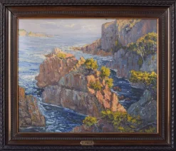 E. Palá, Impressionistisches Seasal Seascape, 20. Jh., Öl auf Leinwand, Gerahmt