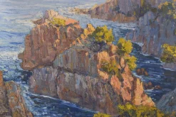 E. Palá, Impressionistisches Seasal Seascape, 20. Jh., Öl auf Leinwand, Gerahmt