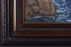 E. Palá, Impressionistisches Seasal Seascape, 20. Jh., Öl auf Leinwand, Gerahmt