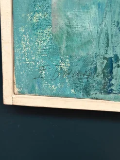 Ernst Baumann, Rose, 1960er, Öl auf Leinwand, Gerahmt