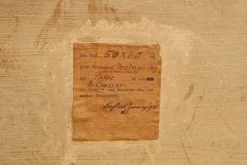 Ernst Crasser, Die Versteigerung, Oil on Board