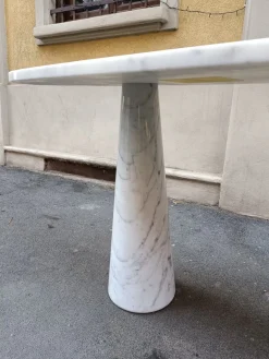 Eros Konsolentisch aus Weißem Marmor von Angelo Mangiarotti für Skipper, 1990er