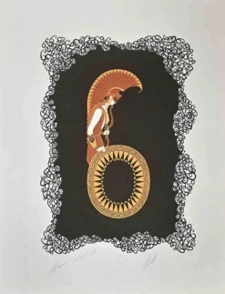 Erté, Le 6, 1968, Lithographie