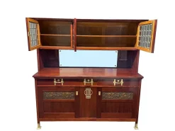 Esszimmer Set aus Mahagoni im Jugendstil, 1905, 11 . Set