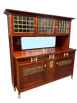 Esszimmer Set aus Mahagoni im Jugendstil, 1905, 11 . Set