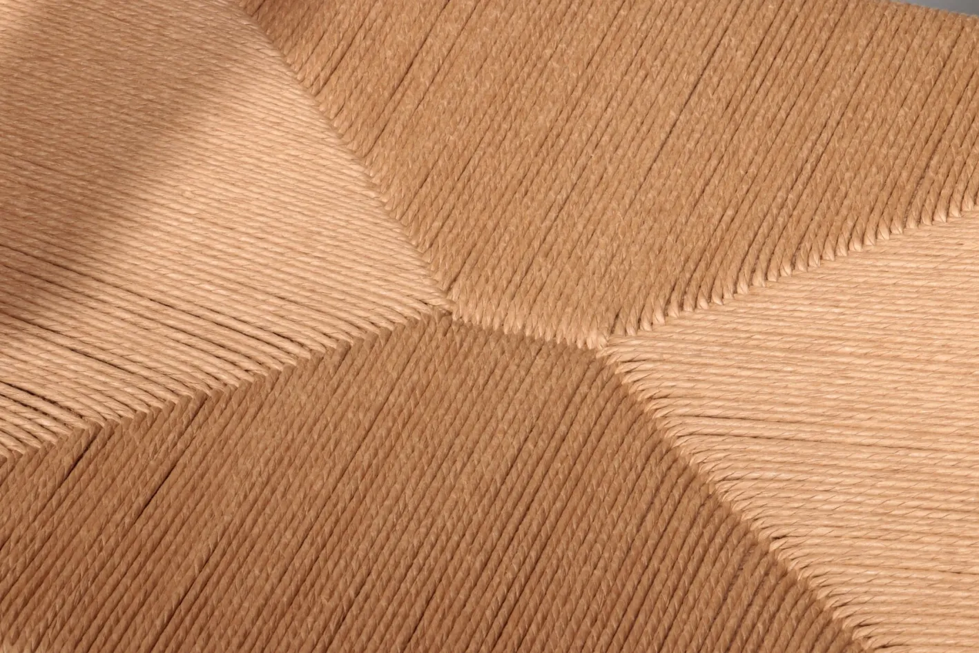 Esszimmerstühle aus Eiche mit Neuem Papierkordel von Hans J. Wegner für Carl Hansen, 1960, 6er Set