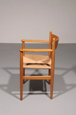 Esszimmerstühle aus Eiche mit Neuem Papierkordel von Hans J. Wegner für Carl Hansen, 1960, 6er Set