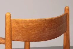 Esszimmerstühle aus Eiche mit Neuem Papierkordel von Hans J. Wegner für Carl Hansen, 1960, 6er Set