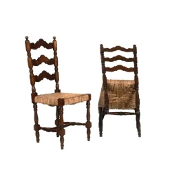 Esszimmerstühle von Dini & Puccini, 1950er, 2er Set
