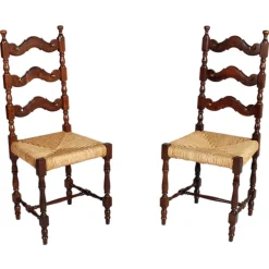 Esszimmerstühle von Dini & Puccini, 1950er, 2er Set