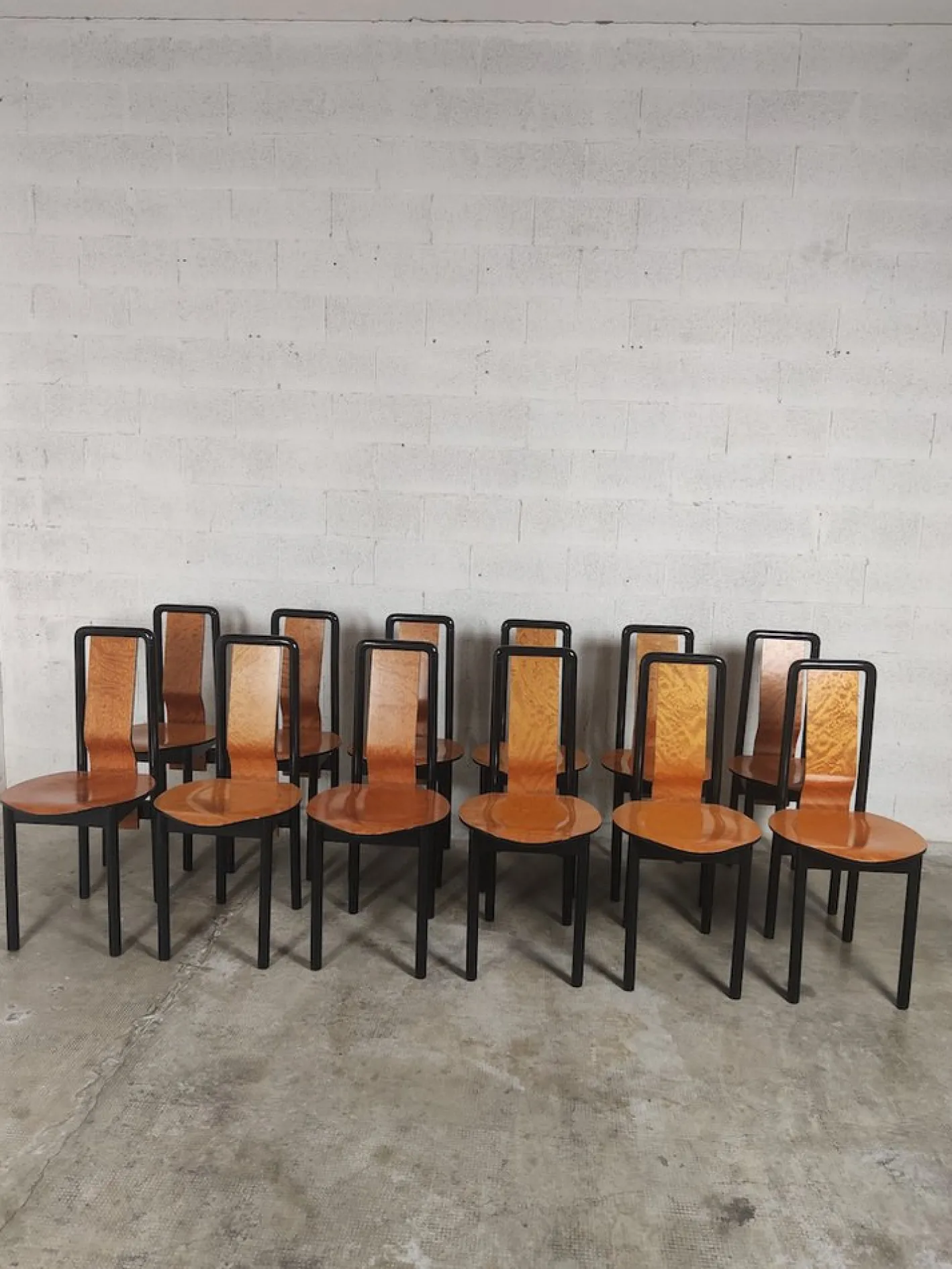 Esszimmerstühle von Pierre Cardin, 1950er, 12 . Set
