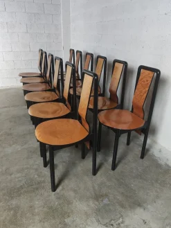 Esszimmerstühle von Pierre Cardin, 1950er, 12 . Set