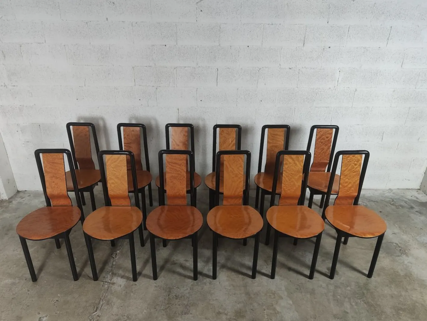Esszimmerstühle von Pierre Cardin, 1950er, 12 . Set