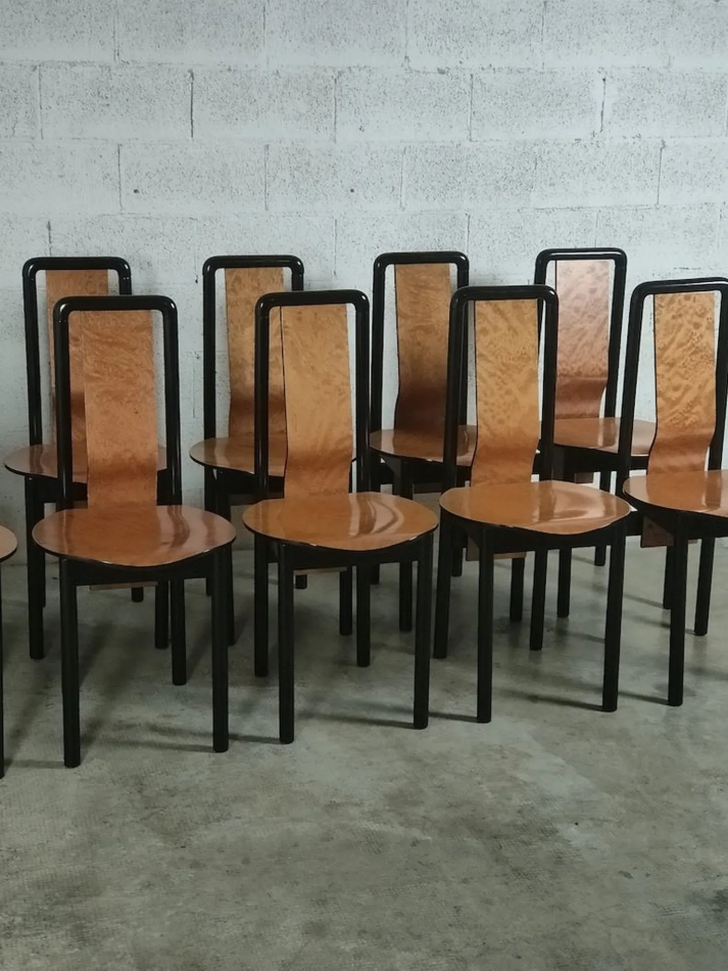 Esszimmerstühle von Pierre Cardin, 1950er, 12 . Set
