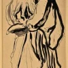 Eugene Berman, Theoretiker, China Tuschezeichnung, 1940er