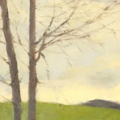 Eugenio Spreafico, Glimpse of Lombard Countryside, Ölgemälde auf Leinwand