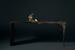 Every Breaking Wave Konsolentisch aus Gussbronze von William Guillon