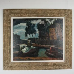 E. Weinmann, Pont Neuf, 20. Jh., Ölgemälde, gerahmt