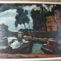E. Weinmann, Pont Neuf, 20. Jh., Ölgemälde, gerahmt