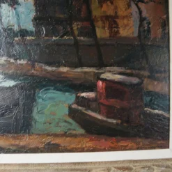 E. Weinmann, Pont Neuf, 20. Jh., Ölgemälde, gerahmt