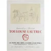 Expo 62 Au Pont Des Arts Galerie Lucie Weill Poster im Stil von Henri Toulouse-Lautrec, 1962
