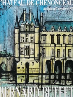 Expo 93, Château De Chenonceau Poster von Bernard Buffet, 1993