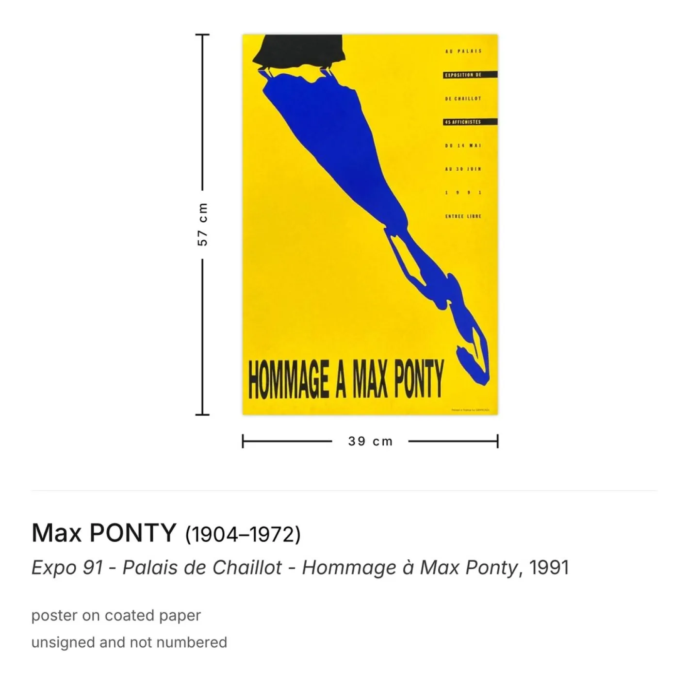 Expo 91, Palais De Chaillot im Stil von Max Ponty, 1991