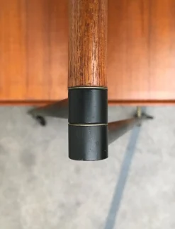 Faltbarer Mid-Century Teak Servierwagen