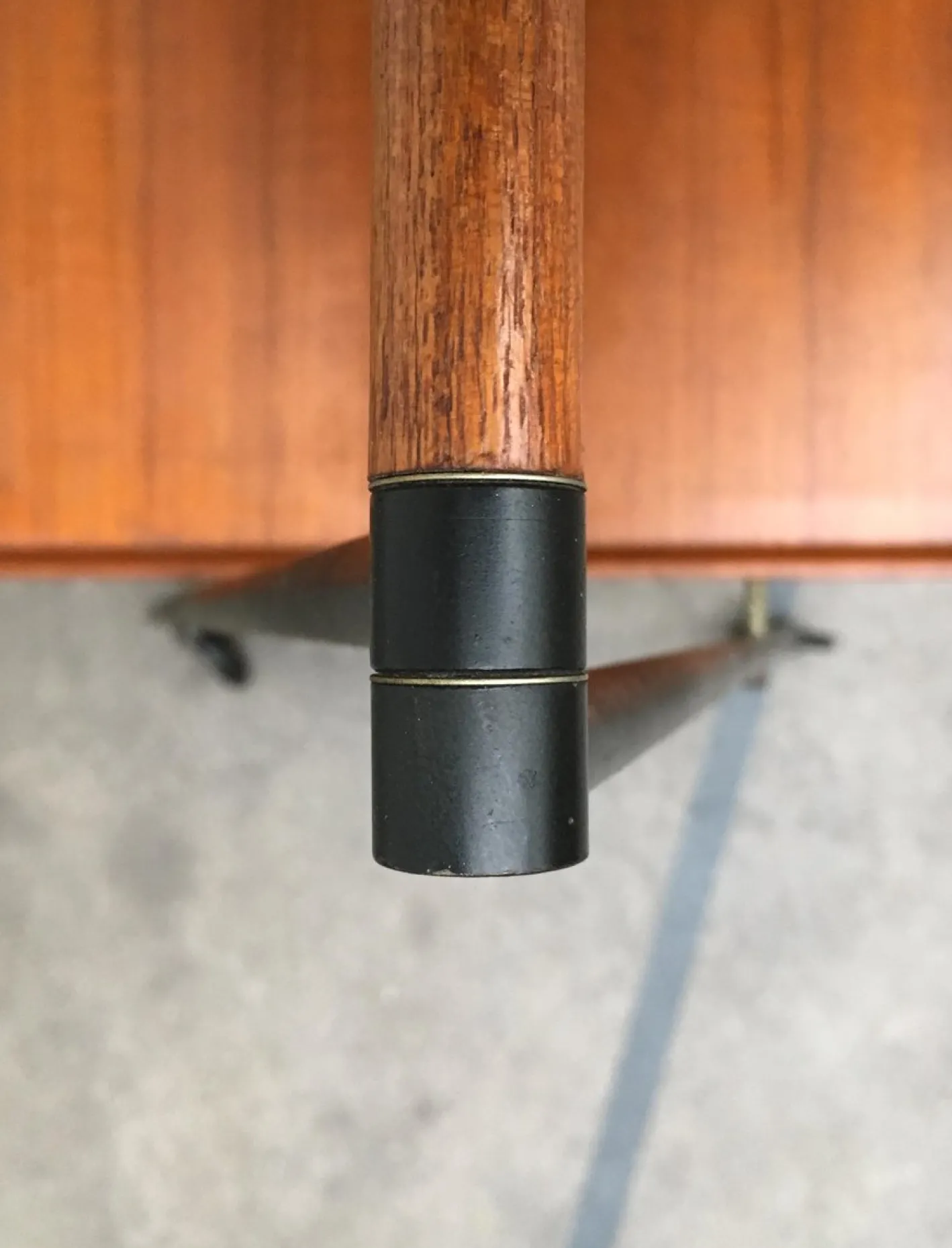 Faltbarer Mid-Century Teak Servierwagen