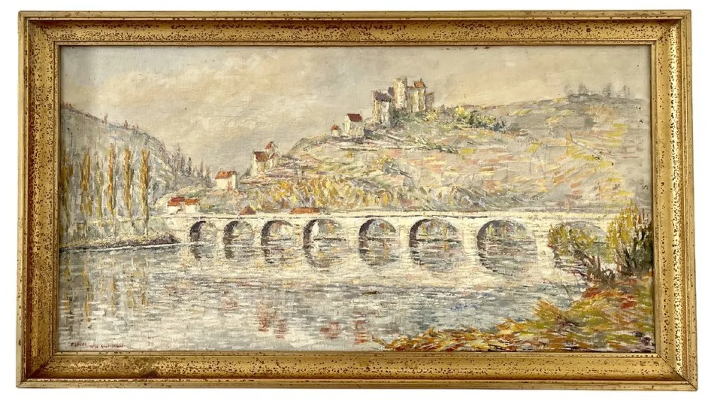 Fernand Laval, Öl auf Leinwand, Gerahmt