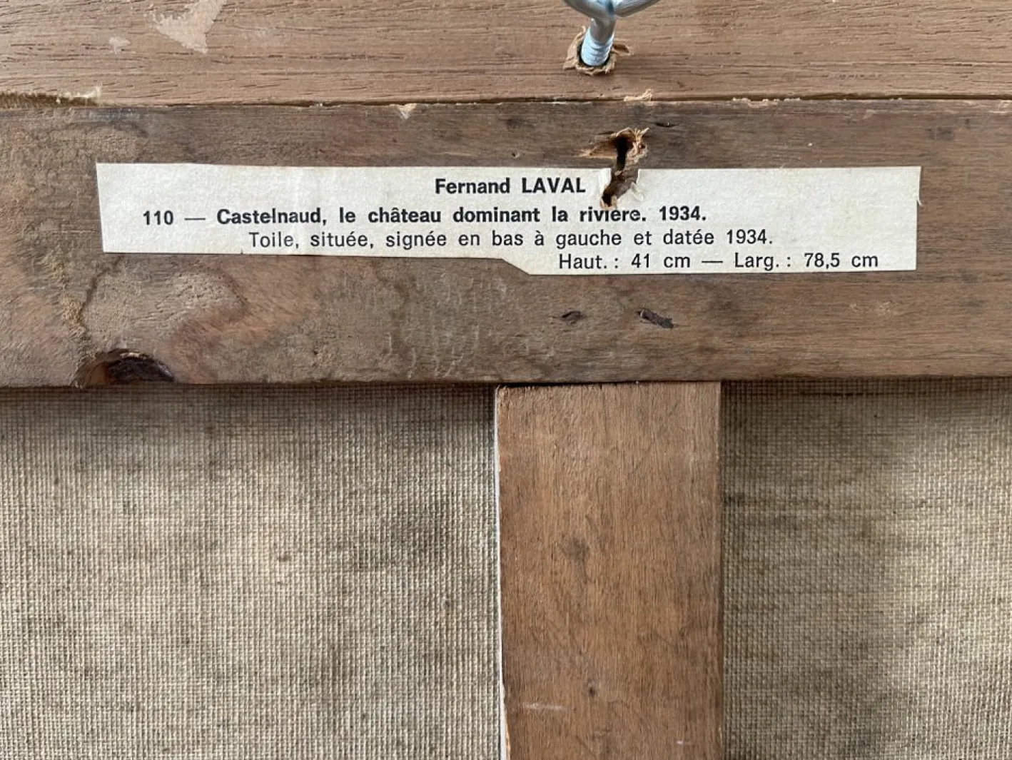 Fernand Laval, Öl auf Leinwand, Gerahmt