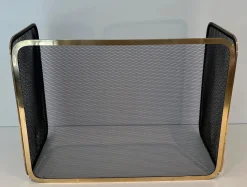 Feuerschutz aus Messing & Mesh, 1970er