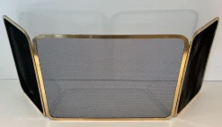 Feuerschutz aus Messing & Mesh, 1970er