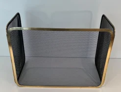 Feuerschutz aus Messing & Mesh, 1970er