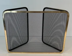 Feuerschutz aus Messing & Mesh, 1970er