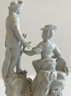 Figurative Skulptur, 19. Jh., Porzellan