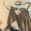 Figurine, Staatsoper München, Gouache auf Papier, gerahmt