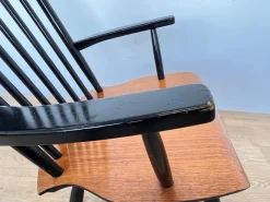 Finnischer Mid-Century Schaukelstuhl von Varjonen Puunjalostus für Uusikylä, 1960er