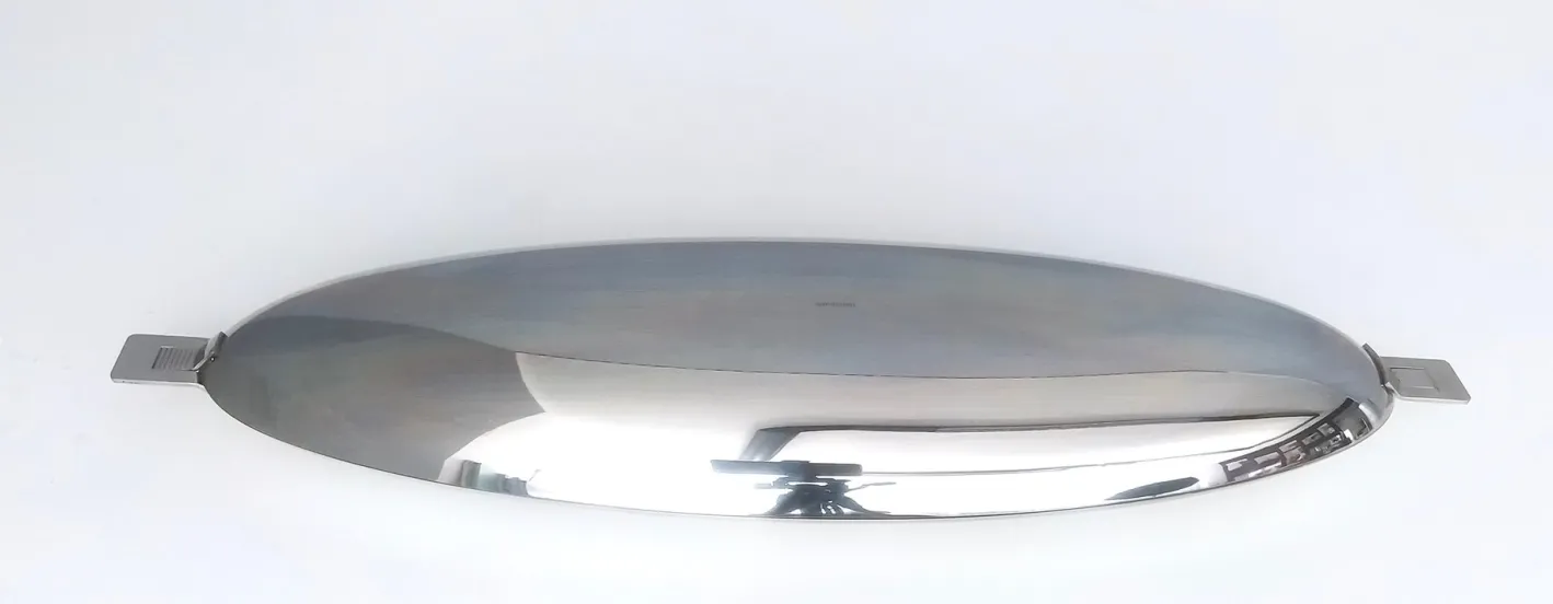 Fischpochierer aus Edelstahl von Roberto Sambonet, Italien, 1980er