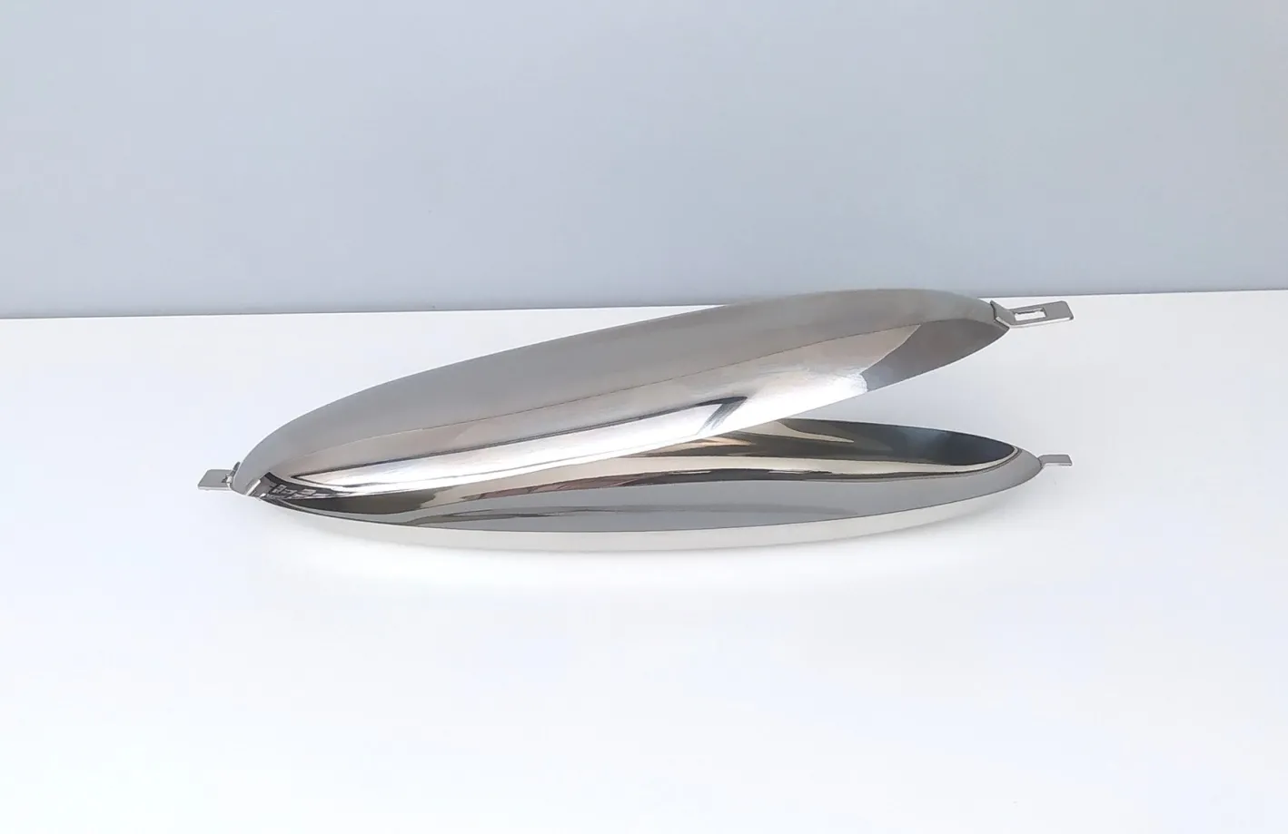 Fischpochierer aus Edelstahl von Roberto Sambonet, Italien, 1980er
