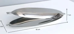 Fischpochierer aus Edelstahl von Roberto Sambonet, Italien, 1980er