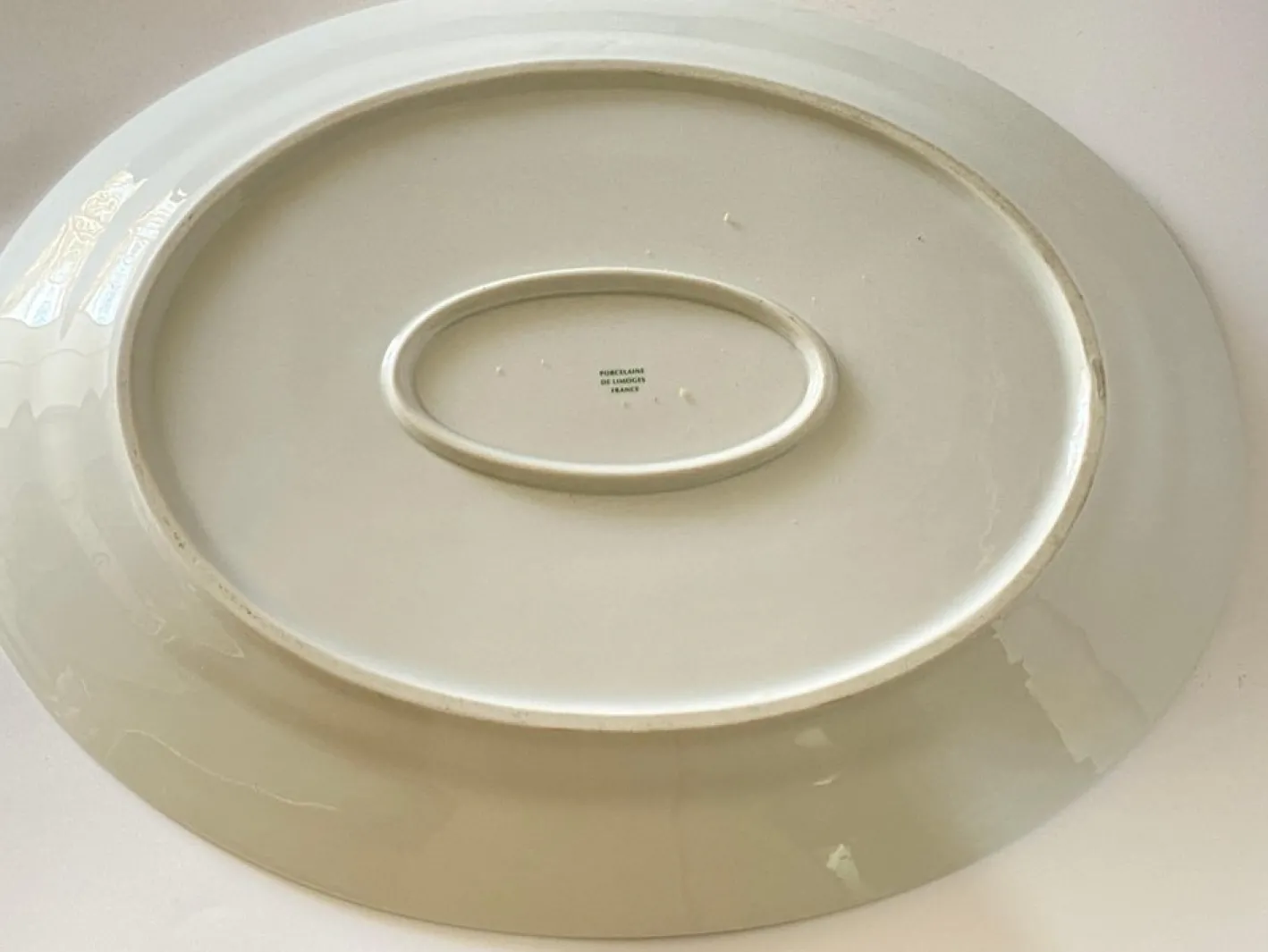 Fischschale aus Porzellan von Limoges, Frankreich, 1960er