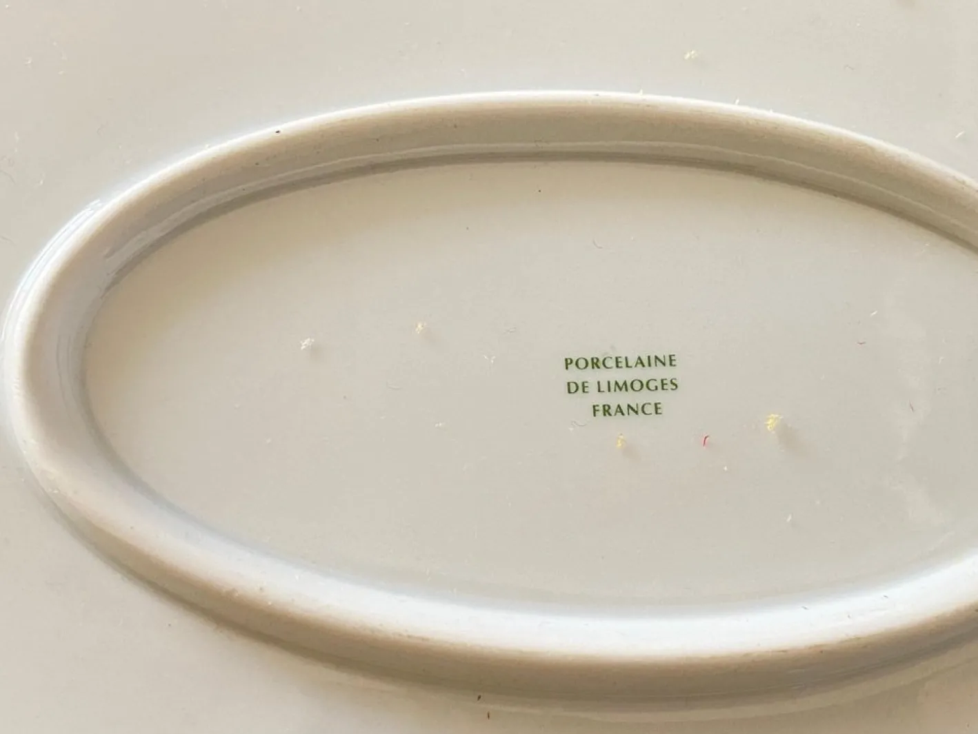 Fischschale aus Porzellan von Limoges, Frankreich, 1960er