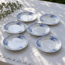 Flache Teller aus Eisenstein von Nimy, 1888, 6er Set