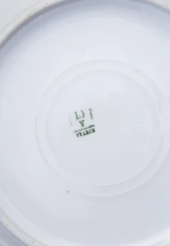 Flache Vintage Teller & Suppenteller von Limoges Porcelain, 1930er, 16 Set