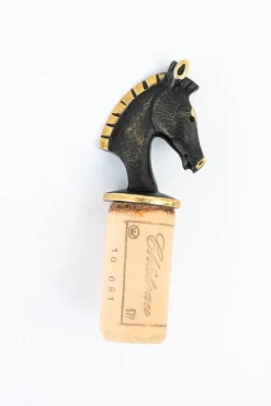 Flaschenverschluss mit Pferdekopf von Walter Bosse für Herta Baller, 1950er
