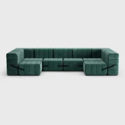 Flexibles U-Sofa von Ambivalenz, 15er-Set