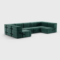Flexibles U-Sofa von Ambivalenz, 15er-Set