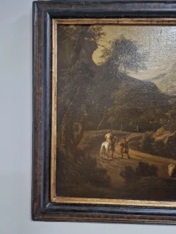 Flämischer Schulkünstler, Figuren, 1600er, Öl auf Leinwand, Gerahmt
